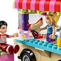 Конструктор Lego Friends Парк развлечений Фургон с хот-догами 41129