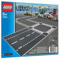 Конструктор LEGO City Прямая трасса и перекресток 7280